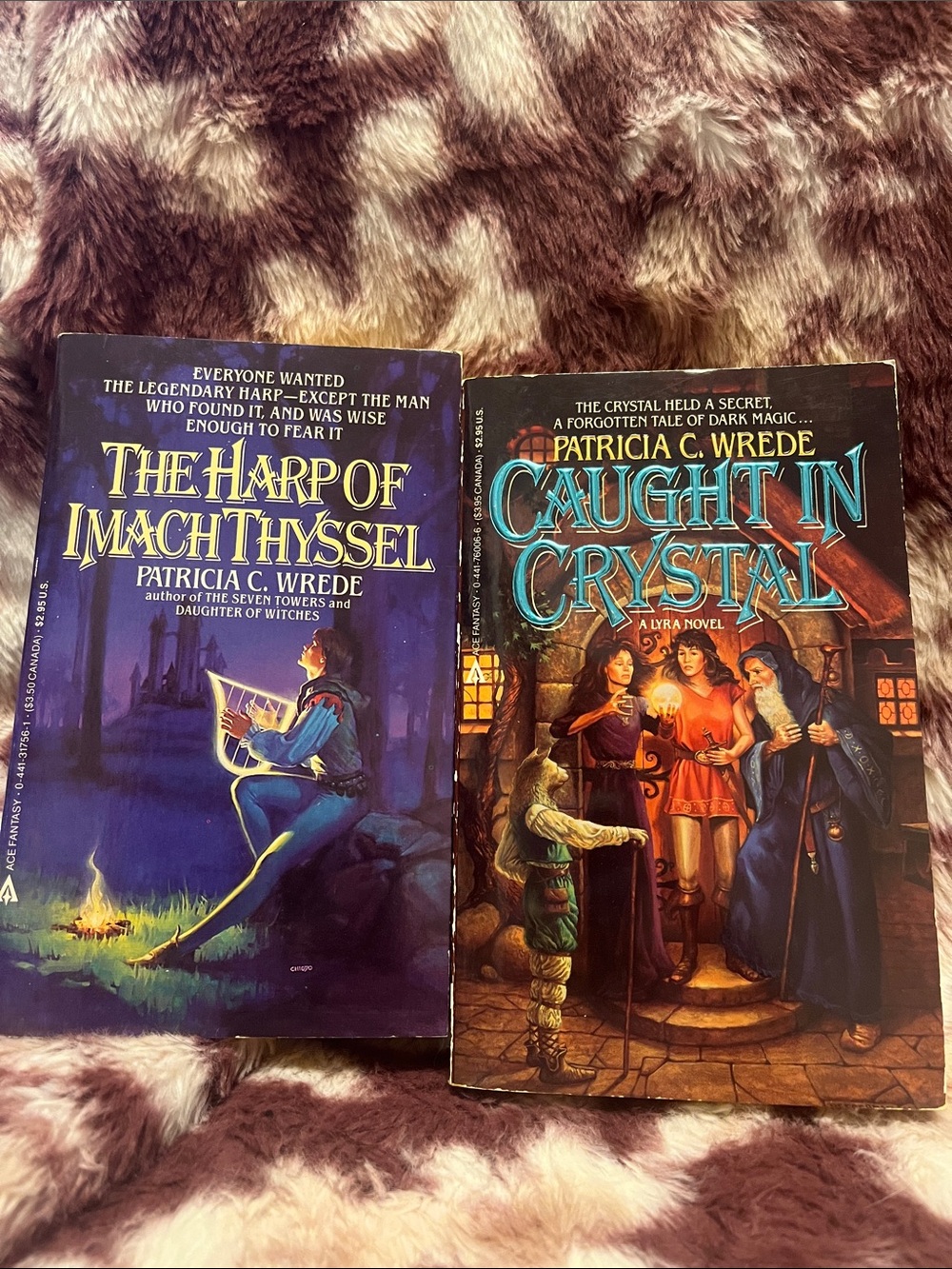 The Harp of Imach Thyssel & Caught in Crystal by Patricia C. Wrede